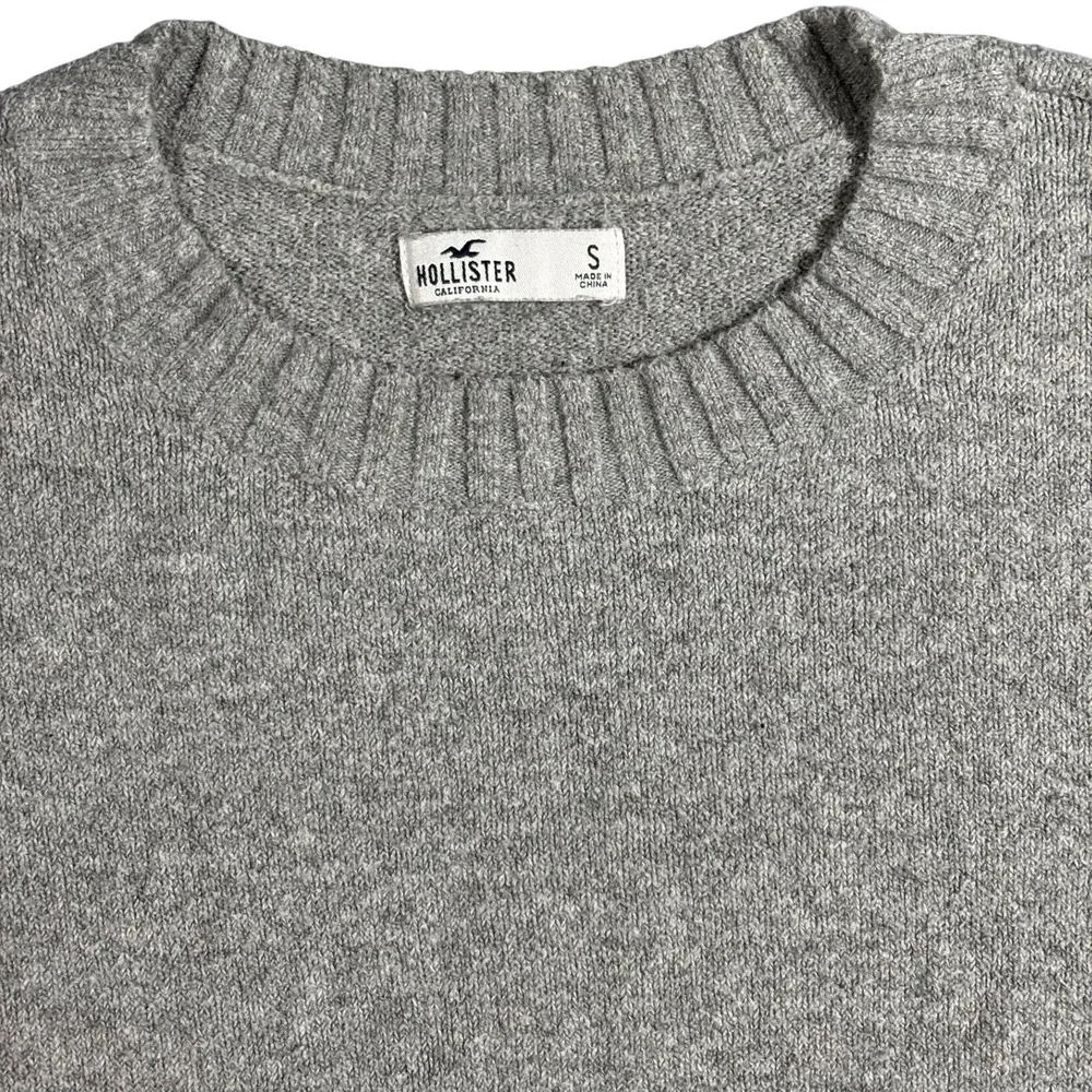 Hollister‎ Heather Grey Crew Neck Long Sleeve Sweater Size S